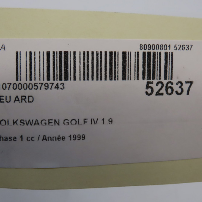 Feu arrière droit occasion VOLKSWAGEN GOLF IV GOLF IV Phase 1 1998-01-01->2005-06-30 1.9 TDI 110ch 1J6945096R 7