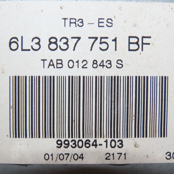 Mecanisme+moteur leve-glace avg occasion SEAT IBIZA III Phase 1 03-2002->03-2006 6L3837461 5