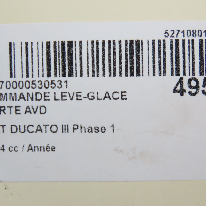 Commande lève-glace porte avant droite occasion FIAT DUCATO III Phase 1 06-2006->10-2014 2.3 D Turbo Multijet 130ch 735532906 4
