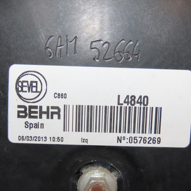 Ventilateur de refroidissement occasion FIAT DUCATO III Phase 1 06-2006->10-2014 1399670080 5