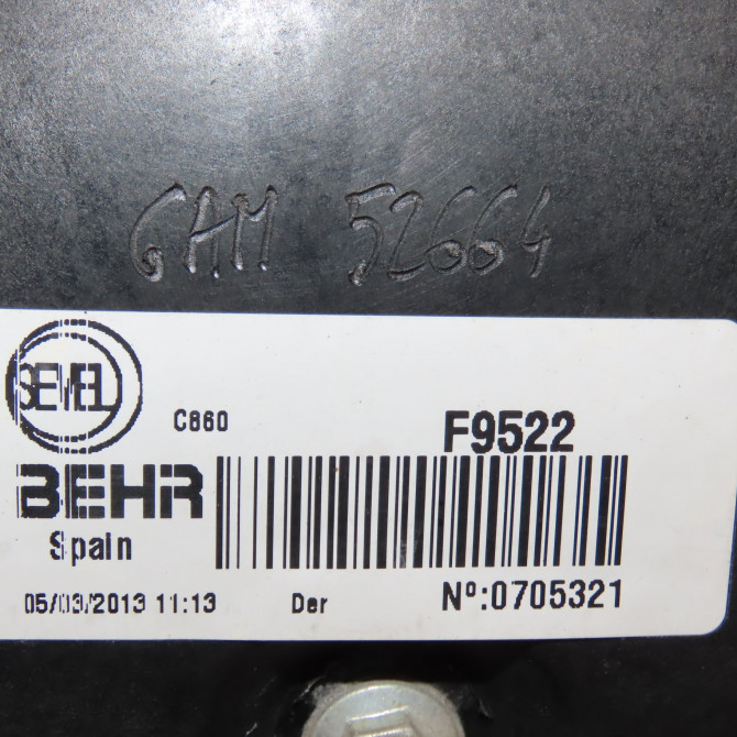 Ventilateur de refroidissement occasion FIAT DUCATO III Phase 1 06-2006->10-2014 1399670080 6