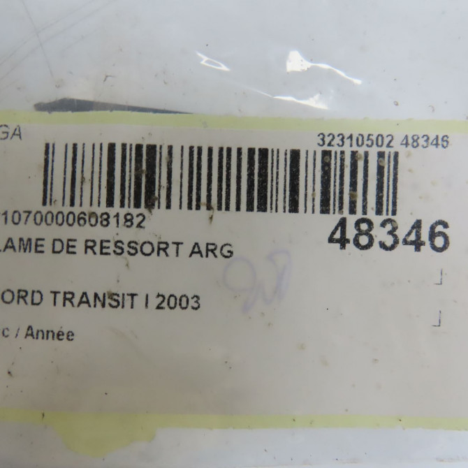 Lame de ressort arg occasion FORD TRANSIT III Phase 1 08-2000->09-2006 2.0 TD 16v 100ch 5
