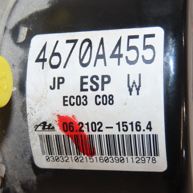 Unité hydraulique ABS occasion PEUGEOT 4007 Phase 1 07-2007->03-2013 4