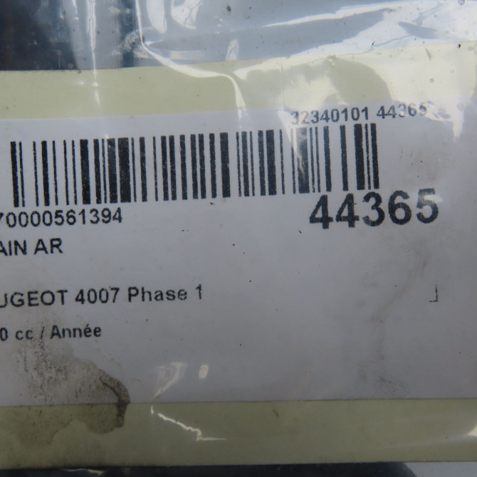 Train arrière occasion PEUGEOT 4007 Phase 1 07-2007->03-2013 6