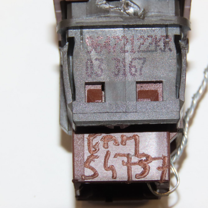 Bouton de warning occasion PEUGEOT 207 Phase 1 SW 07-2007->03-2013 1.6 HDI 90ch 6554RQ 3