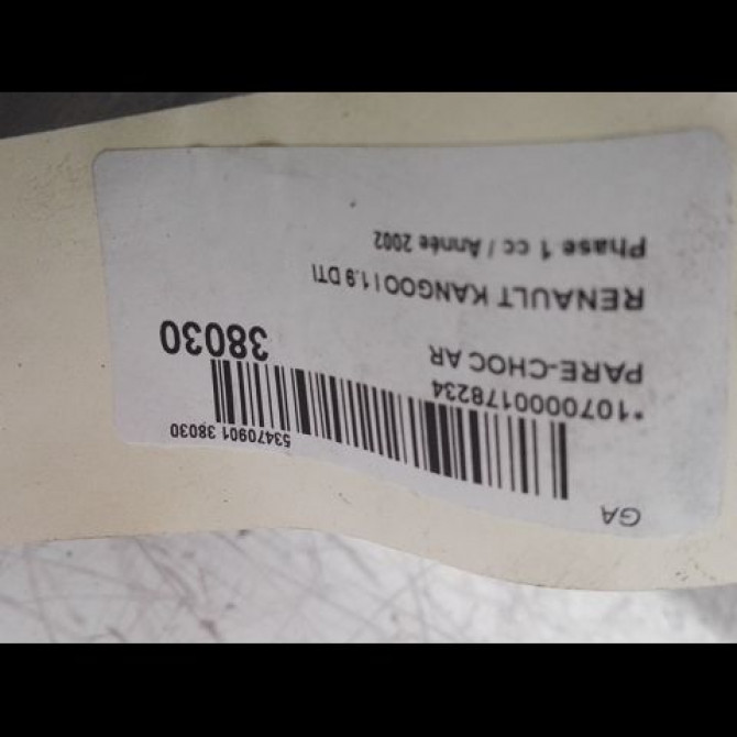 Pare-choc arrière occasion RENAULT KANGOO I Phase 1 09-1997->06-2003 1.9 DTI 8v 80ch 8200128611 4