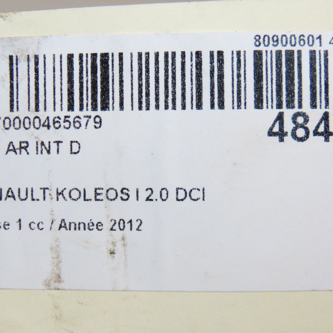 Feu arrière intérieur droit occasion RENAULT KOLEOS I Phase 1 06-2008->12-2011 2.0 DCI 150ch 26550JY05A 4