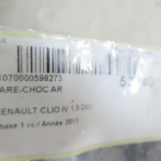 Pare-choc arrière occasion RENAULT CLIO IV Phase 1 07-2012->... 1.5 DCI 75ch 850126718R 7