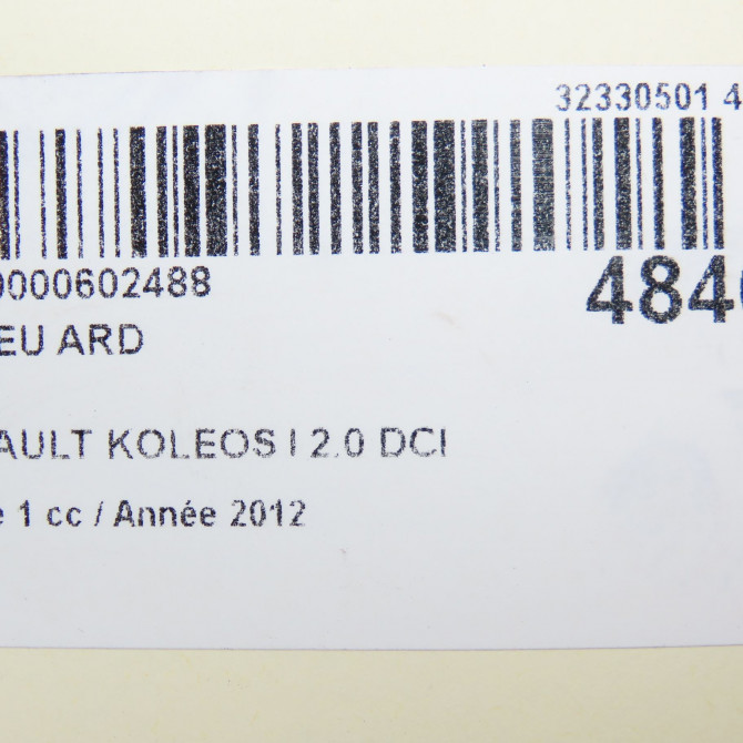 Moyeu ard occasion RENAULT KOLEOS I Phase 1 06-2008->12-2011 2.0 DCI 150ch 402022933R 6