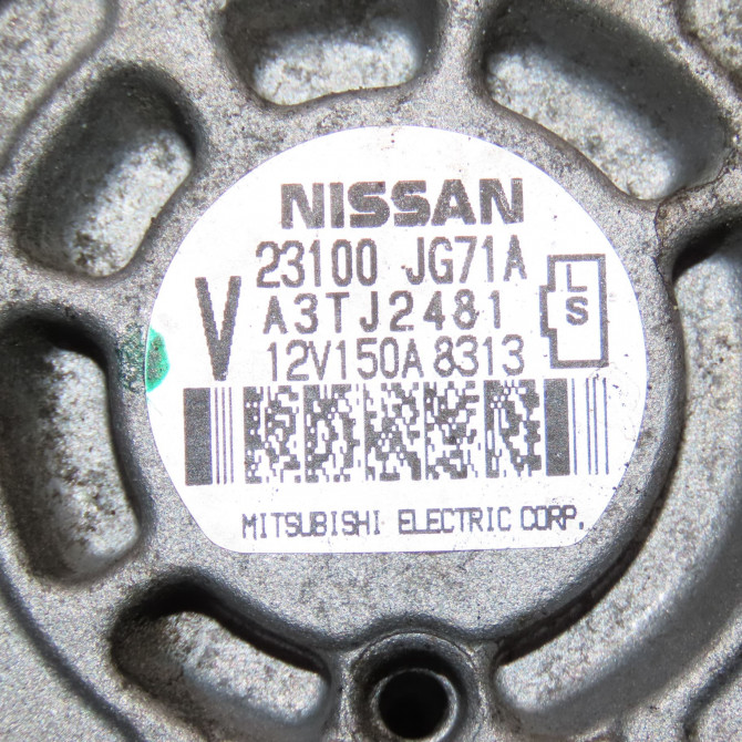 Alternateur occasion RENAULT KOLEOS I Phase 1 06-2008->12-2011 2.0 DCI 150ch 23100JG71B 7