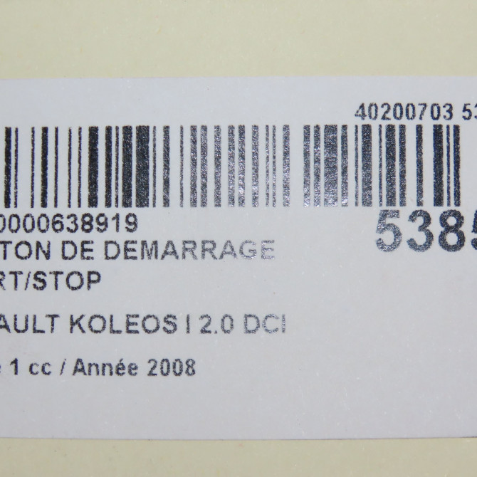 occasion RENAULT KOLEOS I Phase 1 06-2008->12-2011 2.0 DCI 150ch 4