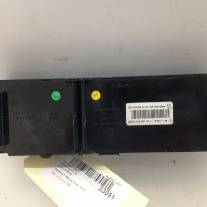 Commande de chauffage occasion RENAULT MEGANE III Phase 1 11-2008->01-2012 1.4 TCE 16v 130ch 275103596R 2