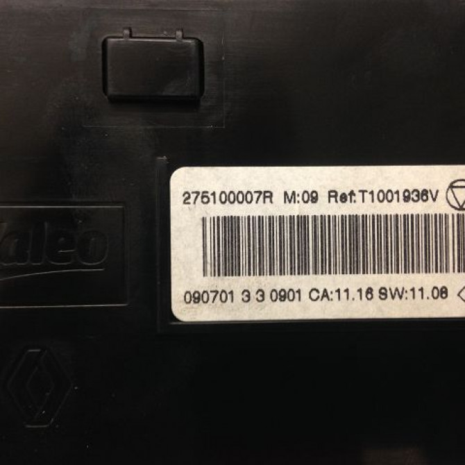 Commande de chauffage occasion RENAULT MEGANE III Phase 1 11-2008->01-2012 1.4 TCE 16v 130ch 275103596R 3