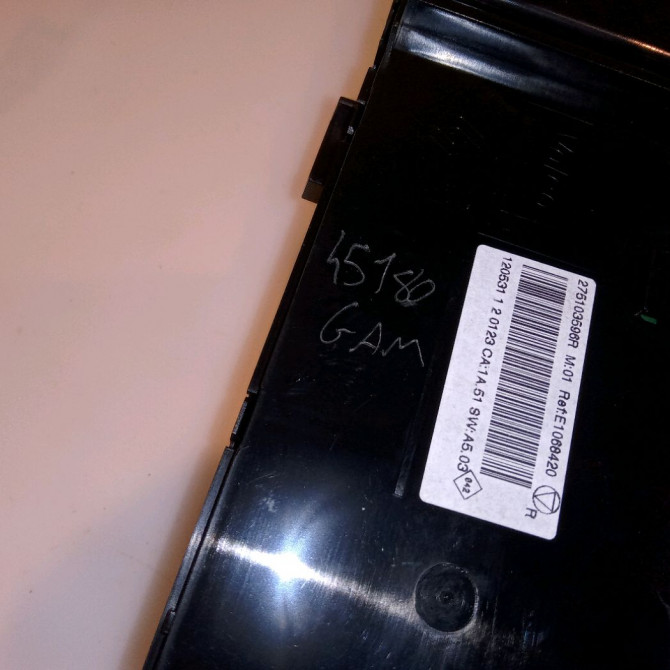 Commande de chauffage occasion RENAULT MEGANE III Phase 2 01-2012->06-2014 1.5 DCI 110ch 275103596R 3