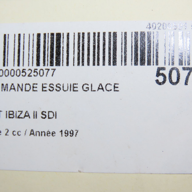 Commande essuie glace occasion SEAT IBIZA II Phase 2 05-1996->09-1999 SDI 7