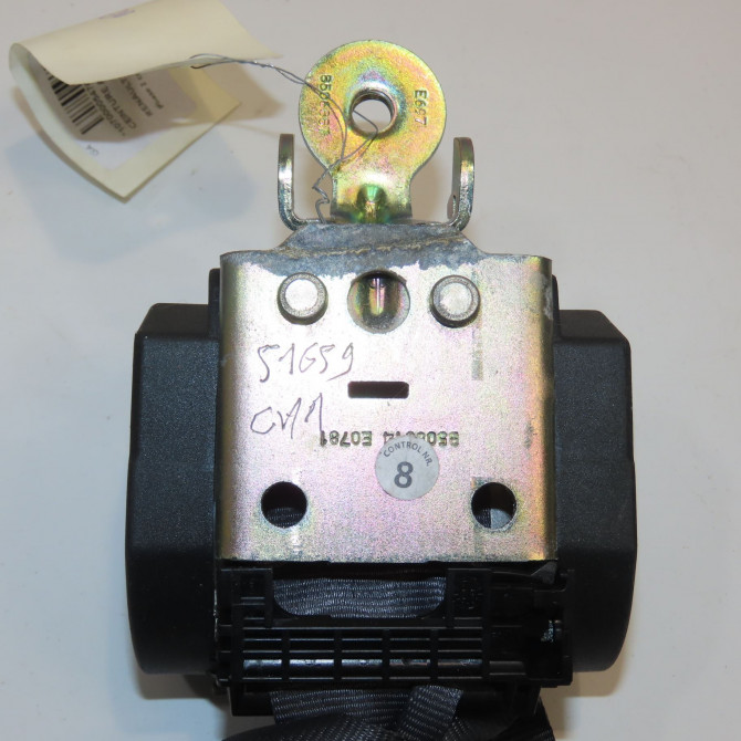 Ceinture avant droite occasion RENAULT SCENIC II Phase 2 09-2006->04-2009 1.5 DCI 105ch 868846808R 3