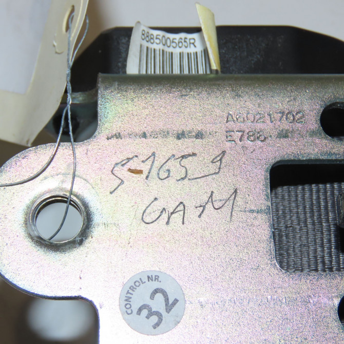 Ceinture centrale arriere occasion RENAULT SCENIC II Phase 2 09-2006->04-2009 1.5 DCI 105ch 888407112R 4