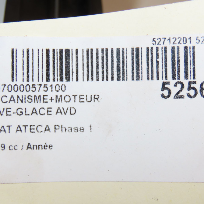 Mecanisme + moteur lève-glace avant droit occasion SEAT ATECA Phase 1 06-2016->... 575837462A 8