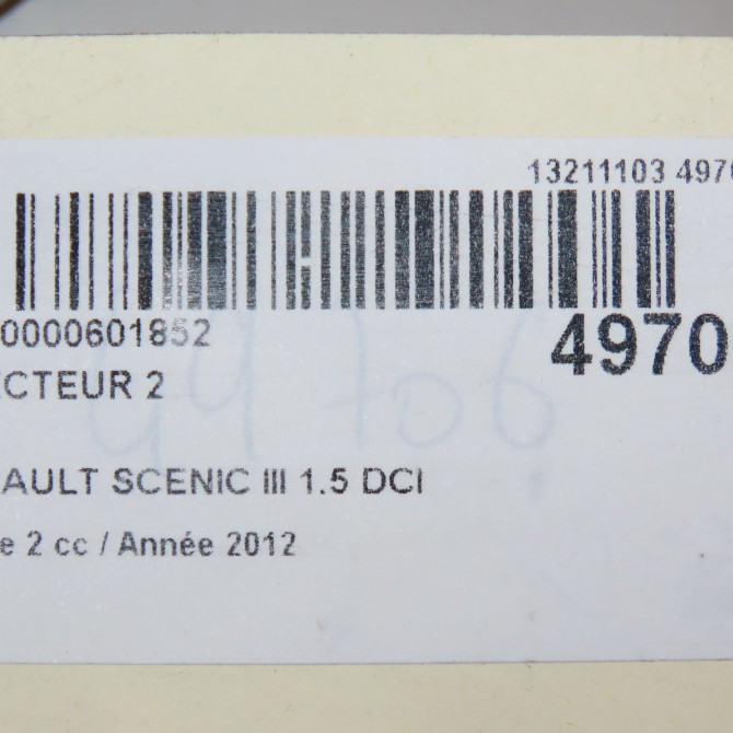 occasion RENAULT SCENIC III Phase 2 12-2011->03-2013 1.5 DCI 110ch 5