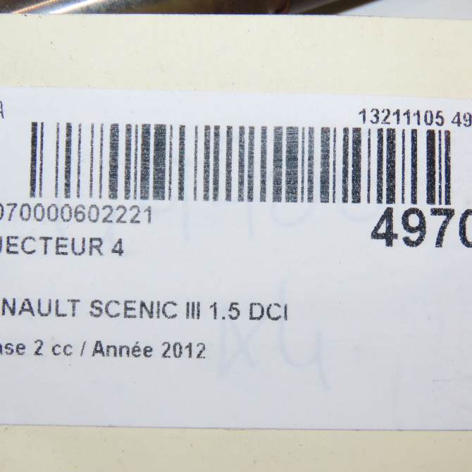 occasion RENAULT SCENIC III Phase 2 12-2011->03-2013 1.5 DCI 110ch 5