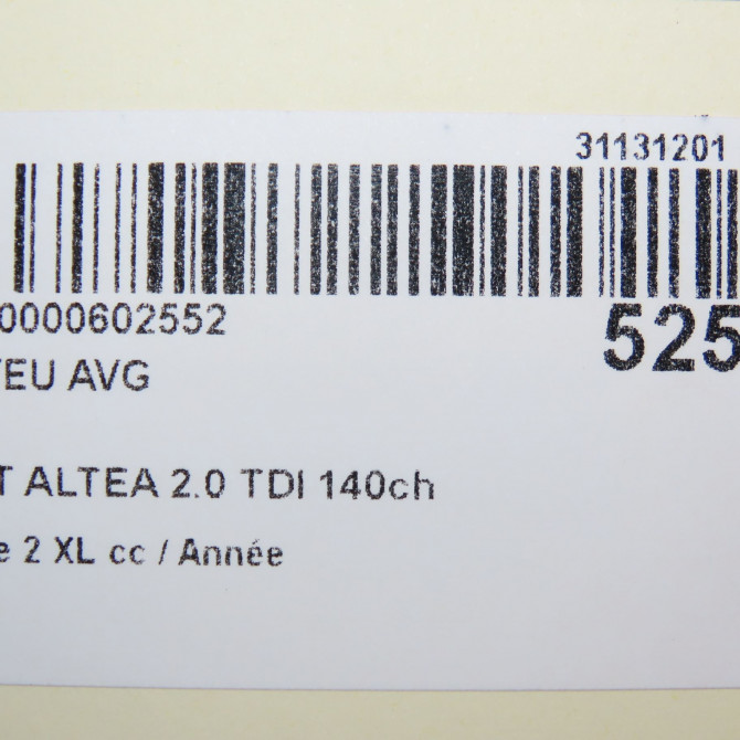 Moyeu avg occasion SEAT ALTEA Phase 2 XL 08-2010->11-2012 2.0 TDI 140ch 1K0407621F 5