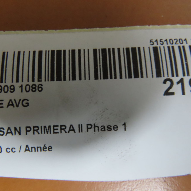Aile avant gauche occasion NISSAN PRIMERA II Phase 1 10-1996->09-1999 631019F531 6