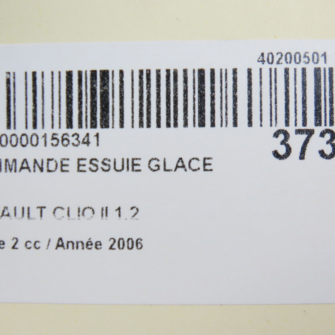 Commande essuie glace occasion RENAULT CLIO II Phase 2 06-2001->07-2006 1.2 5