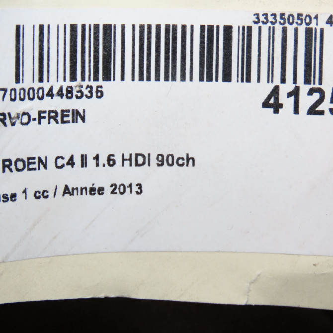 Servo-frein occasion CITROEN C4 II Phase 1 10-2010->01-2015 1.6 HDI 90ch 4535ER 7