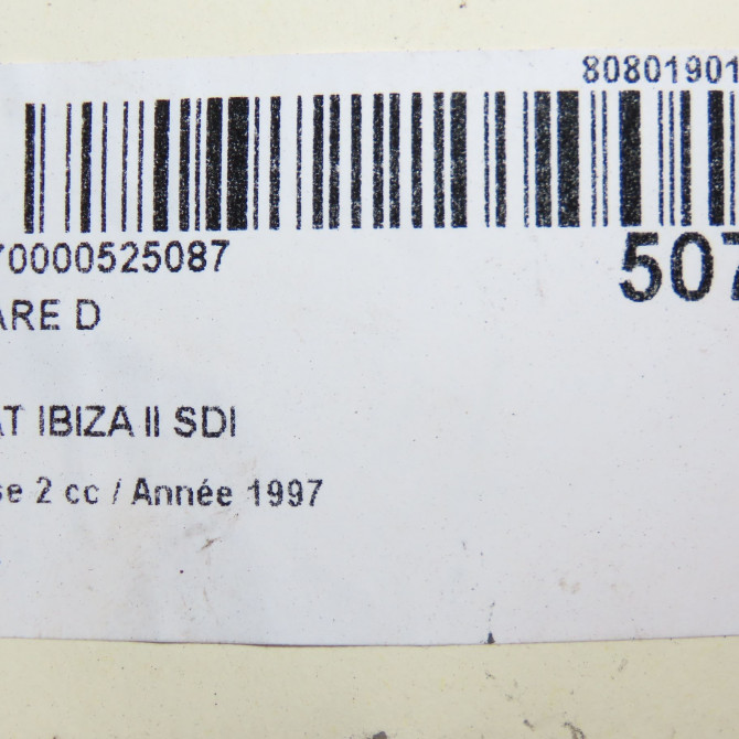 Phare droit occasion SEAT IBIZA II Phase 2 05-1996->09-1999 SDI 6
