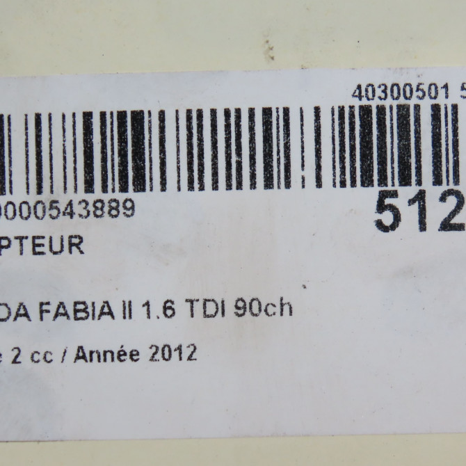 Compteur occasion SKODA FABIA II Phase 2 03-2010->12-2014 1.6 TDI 90ch 5J0920811D 7