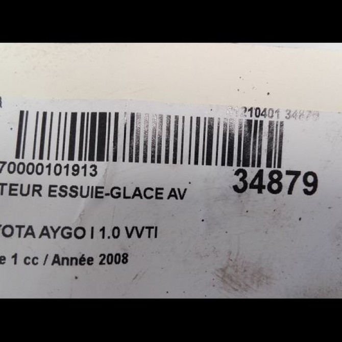 Mecanisme + moteur lève-glace avant droit occasion TOYOTA AYGO I Phase 1 06-2005->11-2009 1.0 VVTI 698100H020 3