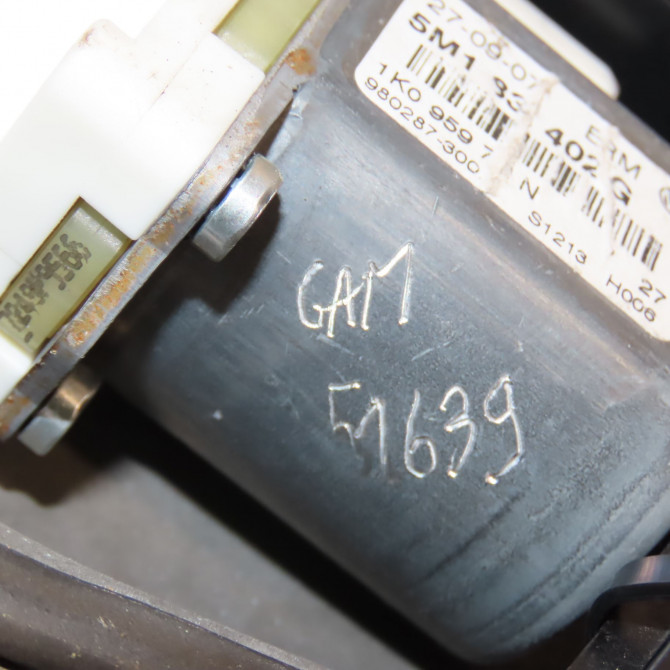 Mecanisme + moteur lève-glace avant droit occasion VOLKSWAGEN GOLF PLUS Phase 1 03-2005->03-2009 1.9 TDI 105ch 5M0837462 6