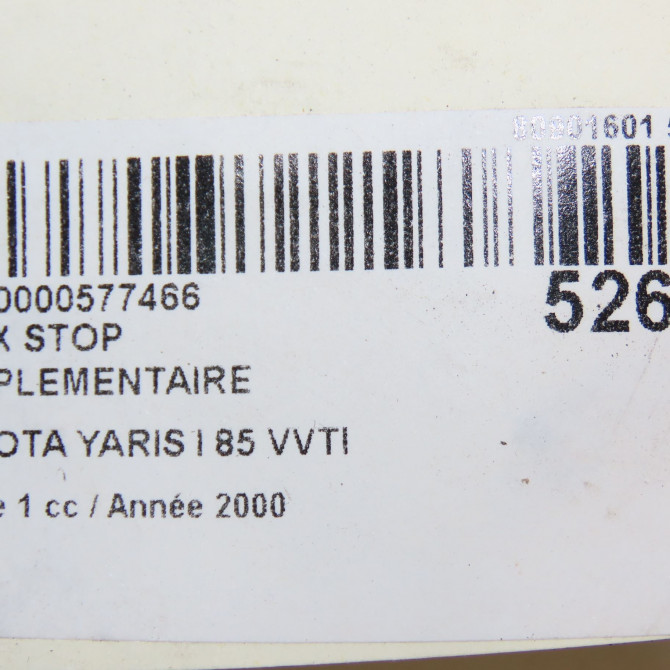 Feux stop supplementaire occasion TOYOTA YARIS I Phase 1 04-1999->03-2003 85 VVTI 8157052010 5
