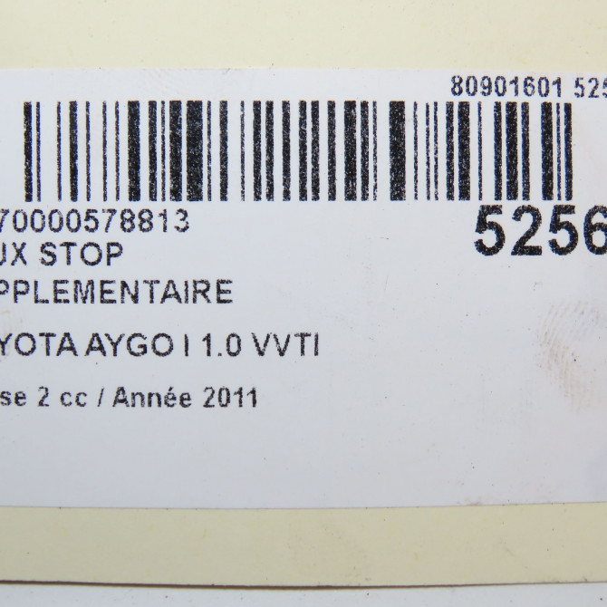 Feux stop supplementaire occasion TOYOTA AYGO I Phase 2 01-2009->06-2012 1.0 VVTI 815700H010 5