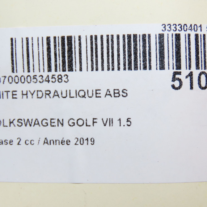 Unité hydraulique ABS occasion  5Q0614517FMBEF 7