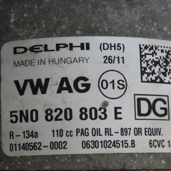 Compresseur air conditionne occasion VOLKSWAGEN PASSAT VI Phase 1 BREAK 10-2010->04-2015 4
