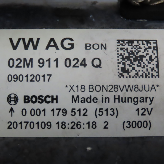 Démarreur occasion VOLKSWAGEN POLO V Phase 2 02-2014->... 1.2i 90ch 5