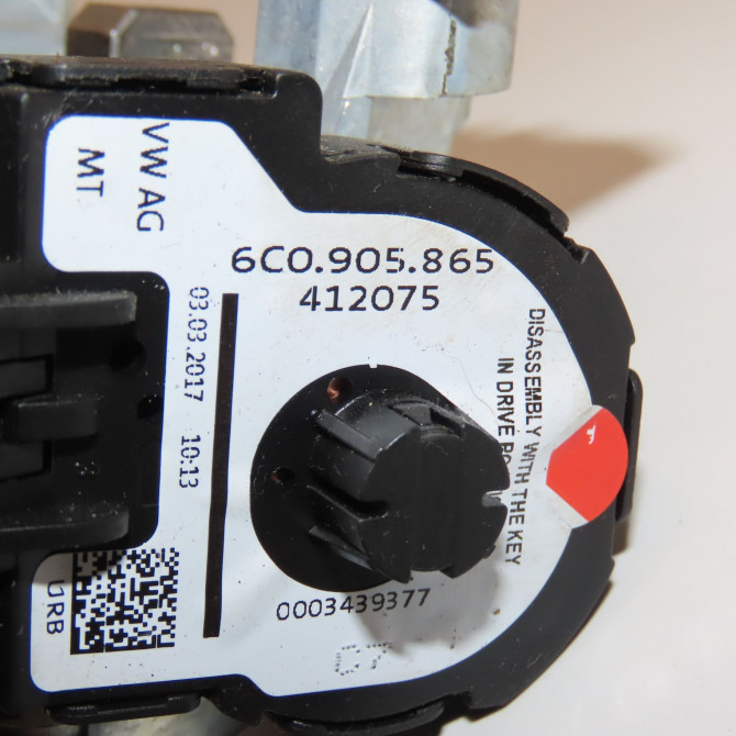 Antivol de direction occasion VOLKSWAGEN POLO VI 1K0905851D 4