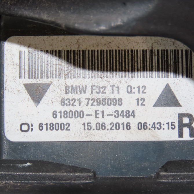 Feu arrière droit occasion  63217296098 4