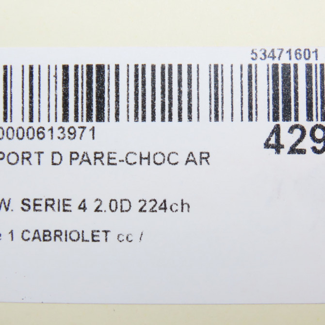 Support d pare-choc ar occasion  51127428732 6