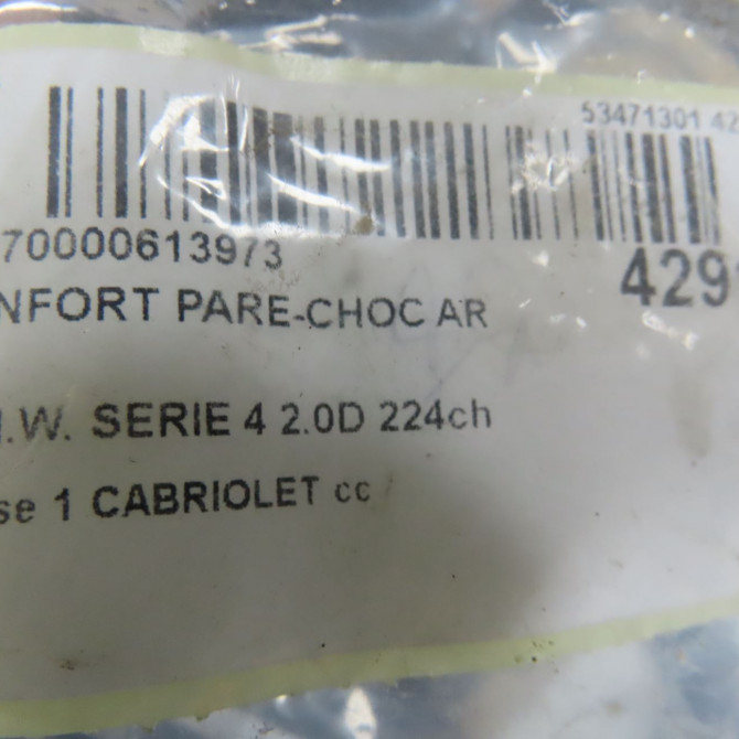 Renfort pare-choc arrière occasion  51127285542 3