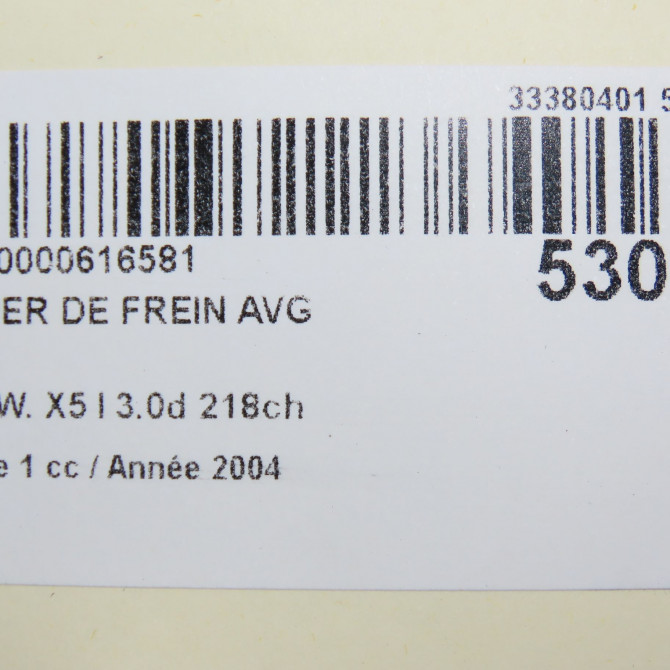 Etrier de frein avant gauche occasion B.M.W. X5 I Phase 1 04-2000->12-2006 3.0d 218ch 34116773131 6