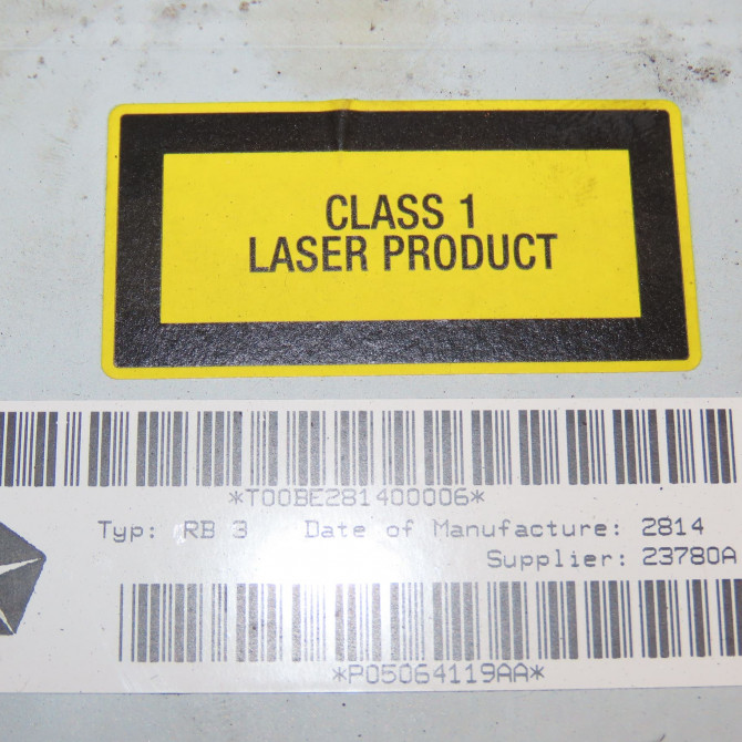 Autoradio occasion CHRYSLER PT CRUISER 5064119AA 3