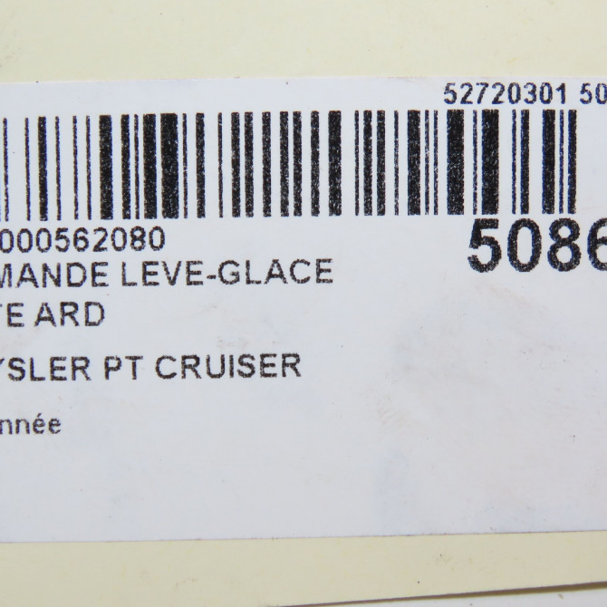 Commande leve-glace porte arrière droite occasion CHRYSLER PT CRUISER 4