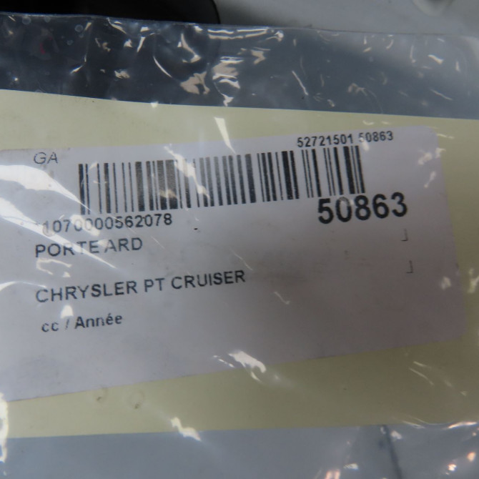Porte arrière droite occasion CHRYSLER PT CRUISER 4724832AI 4