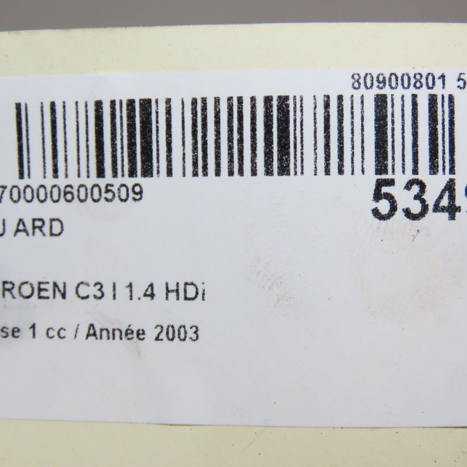 Feu arrière droit occasion CITROEN C3 I Phase 1 04-2002->10-2005 1.4 HDi 6351Q3 5