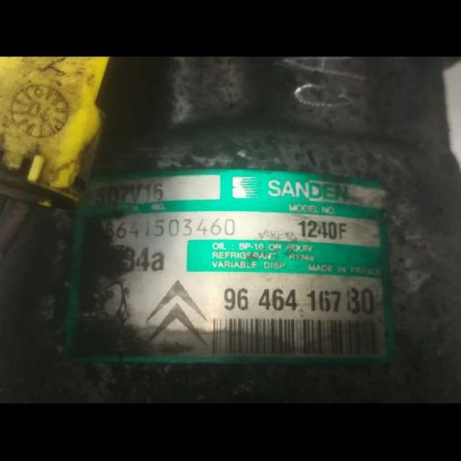 Compresseur air conditionne occasion CITROEN C8 Phase 1 06-2002->... 2.0 HDI 109ch 6453JN 4