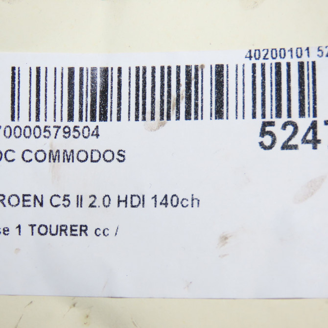Bloc commodos occasion CITROEN C5 II Phase 1 04-1995->04-1999 2.0 HDI 140ch 624383 5
