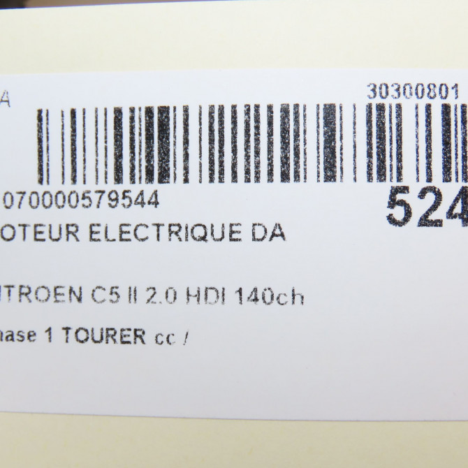 Moteur electrique de direction assistée occasion CITROEN C5 II Phase 1 04-1995->04-1999 2.0 HDI 140ch 4008E2 6