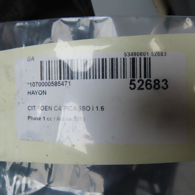 Hayon occasion CITROEN C4 PICASSO I Phase 1 01-2007->10-2013 1.6 HDi 16v 110ch 8701W7 4